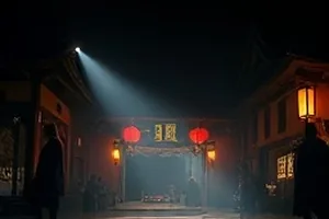 《孤岛来信》雨夜递信场景封面